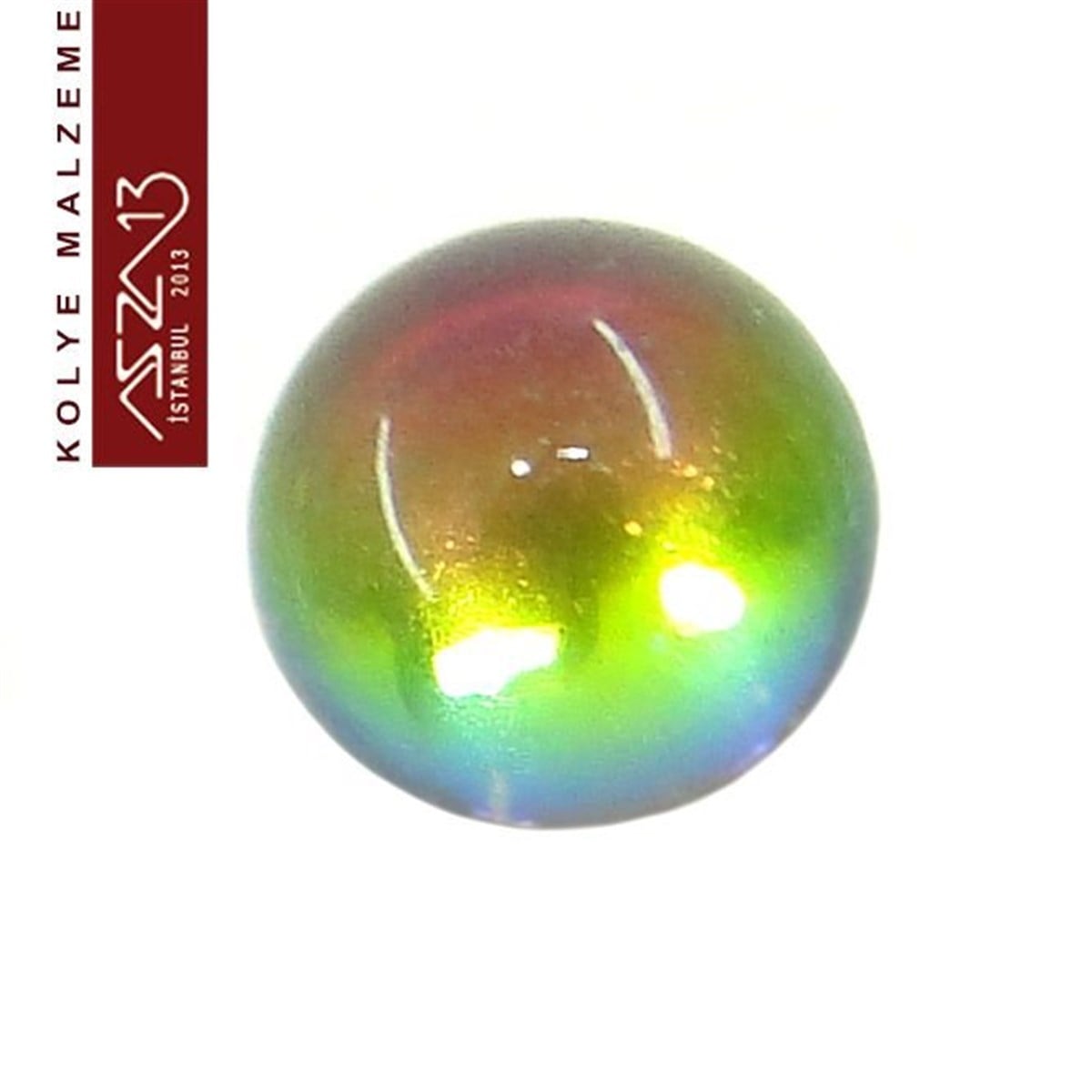 Kolye Ucu (Locket Pendant)TAKI MALZEMEMarkasızLocket Malzemesi Kristal Efektli Küre Taş 5 mm / Paket İçeriği 5 Adet