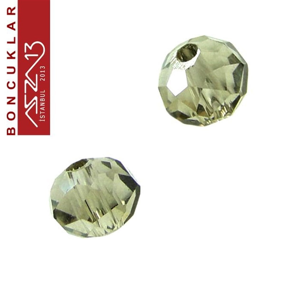 Kristal Rondela BoncukÇin Kristal BoncukMarkasız3x4 mm - Kristal - Efektli Kuartz - Rondela Boncuk / 145 Adet