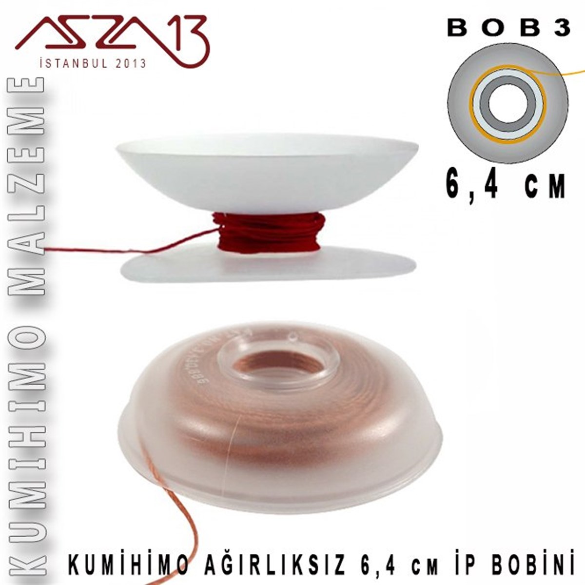 Kumihimo BobinALET, ARAÇ ve GEREÇBeadSmithKumihimo Bobin (Ağırlıksız) 6,4 cm / Paket içeriği 1 Adet