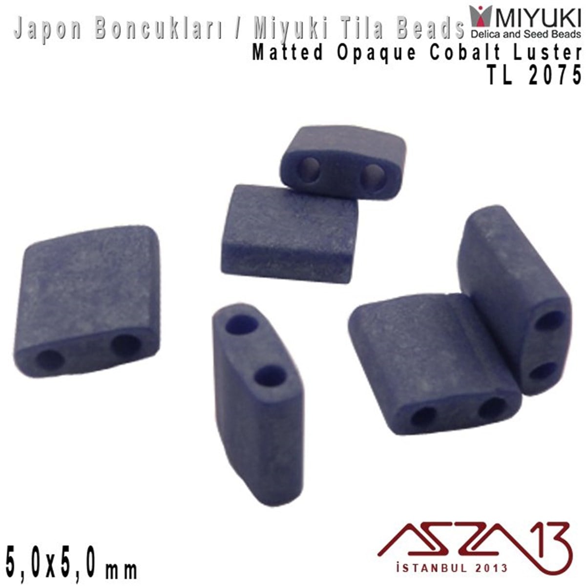 Miyuki Tila BoncukBONCUK ve TAŞMiyukiTila Boncuk - Matted Opaque Cobalt Luster - TL2075 / 24 Adet