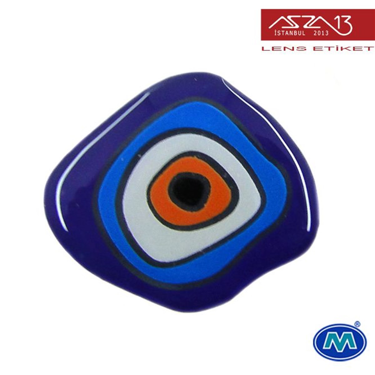 Modes EtiketDİĞER ÜRÜNLERModül ReklamcılıkKendinden Yapışkanlı 18 mm x 20 mm Amorf Oval Kabaşon Nazar Boncuğu Etiket (Modes) / Paket İçeriği 4 Adet