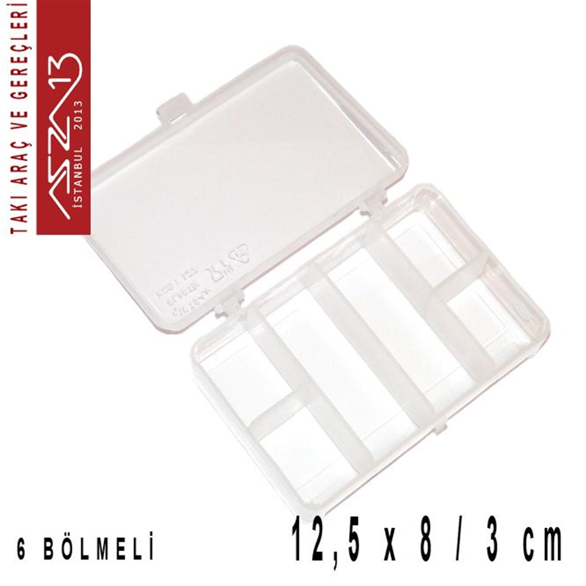 Organizer KutularALET, ARAÇ ve GEREÇMarkasız6 Bölmeli Şeffaf Plastik Organizer Kutu