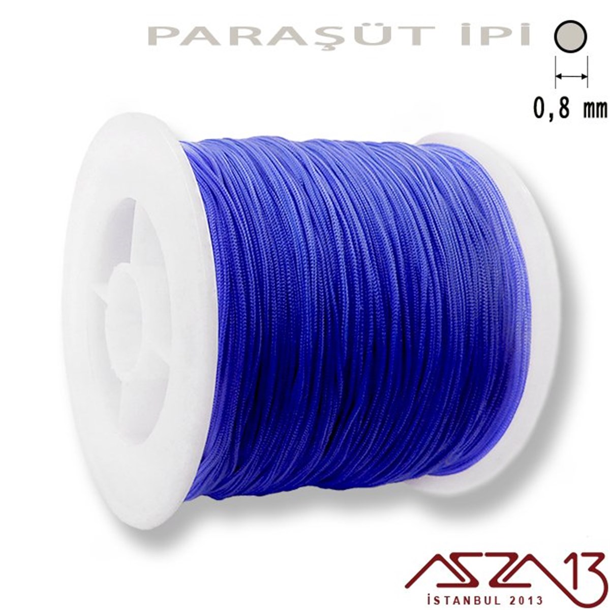 Paraşüt İplerTAKI MALZEMEMarkasızR. Mavi 0,8 mm Paraşüt İp (Bobin 100 metre)