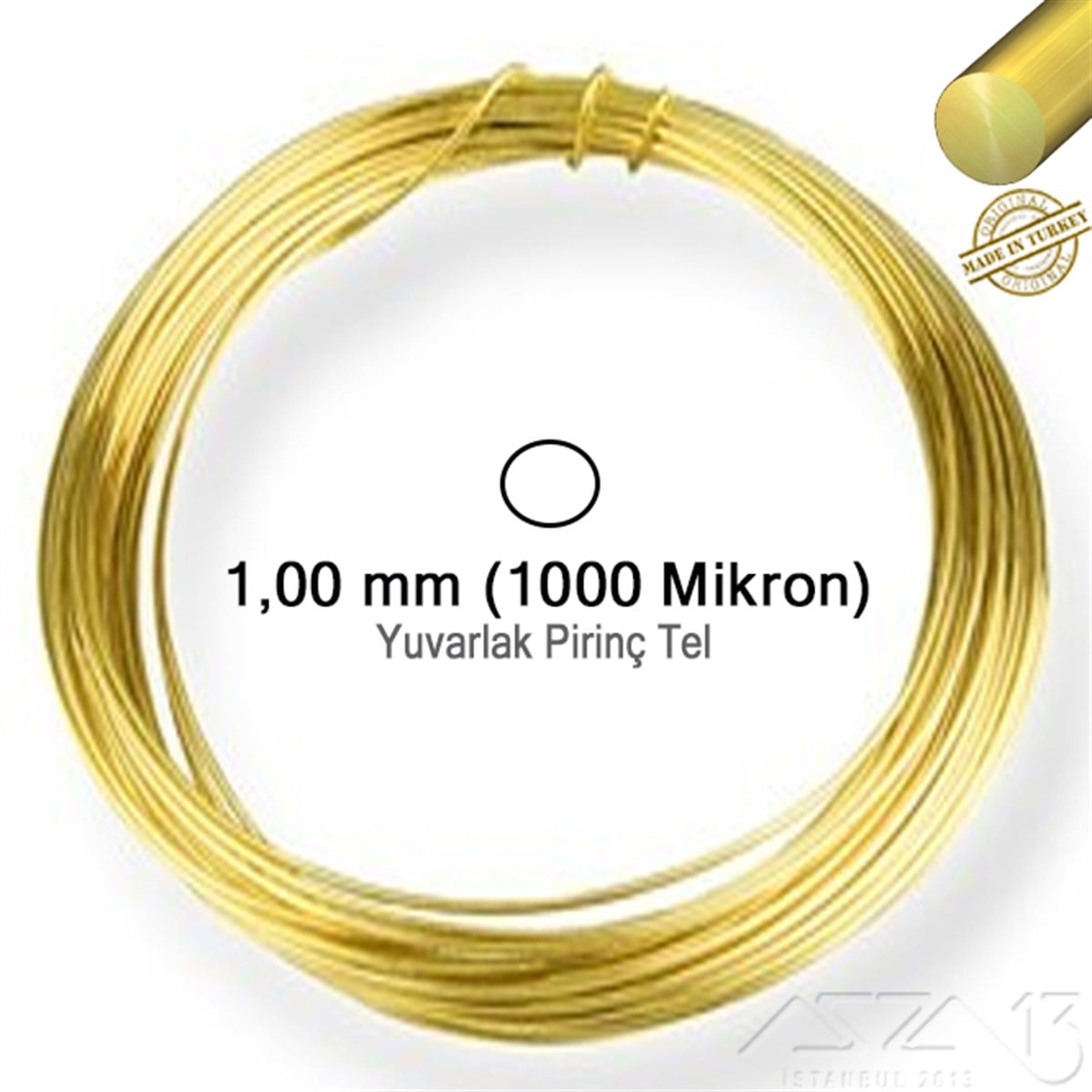 Pirinç Yuvarlak Tel / 1,0 mm / 3 MetrePirinç TelMarkasız01.Mt.Br.Pt.03Pirinç Yuvarlak Tel / 1,0 mm / 3 Metre