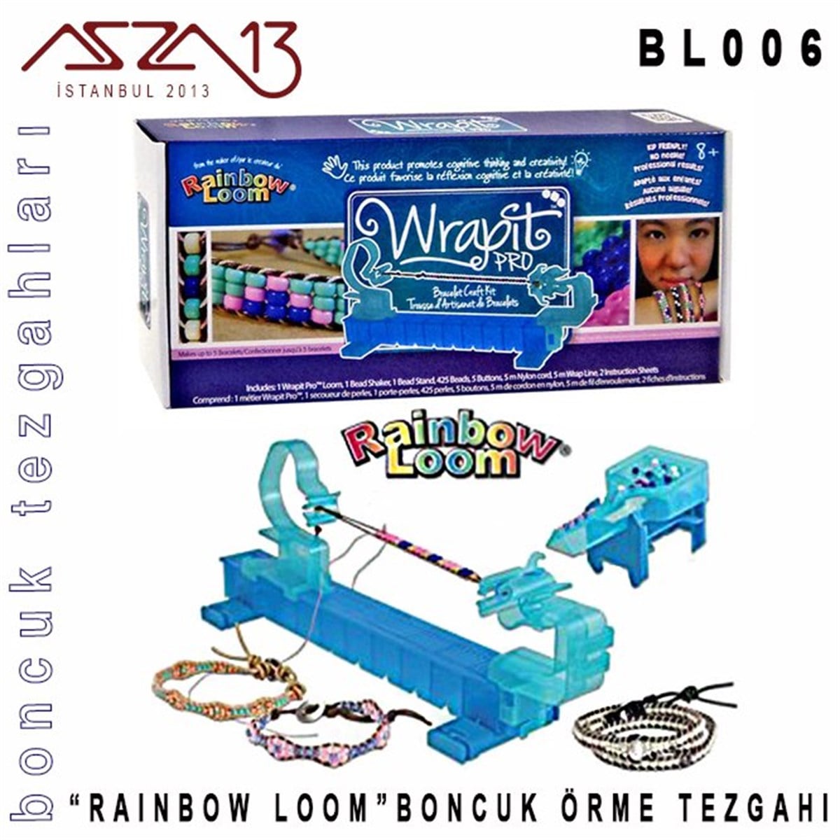 ''Rainbow Loom'' Wrapit Boncuk TezgahıALET, ARAÇ ve GEREÇRainbow Loom''Wrapit'' Boncuk Tezgah Kiti