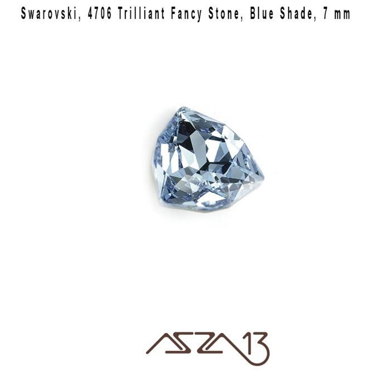 Swarovski Elements Fancy Stone, Kristal Özel TaşSWAROVSKI®  ELEMENTSSwarovskiSwarovski 4706 Blue Shade (Trilliant Fancy Stone) 7 mm / 3 Adet