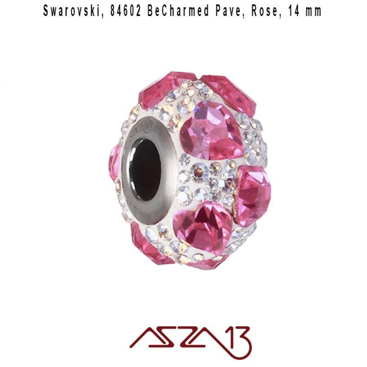 Swarovski Elements ÜrünleriSWAROVSKI®  ELEMENTSSwarovskiSwarovski 84602 Rose (BeCharmed Pave) 14 mm Pave