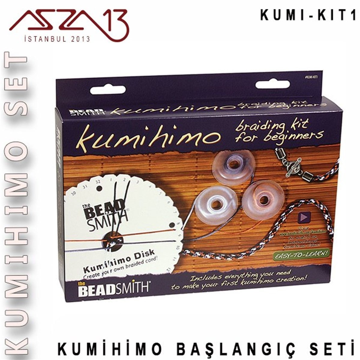 Takı  Malzeme  Kumihimo SetTAKI MALZEMEBeadSmithKumihimo 1 No'lu Kit (Başlangıç Seti)