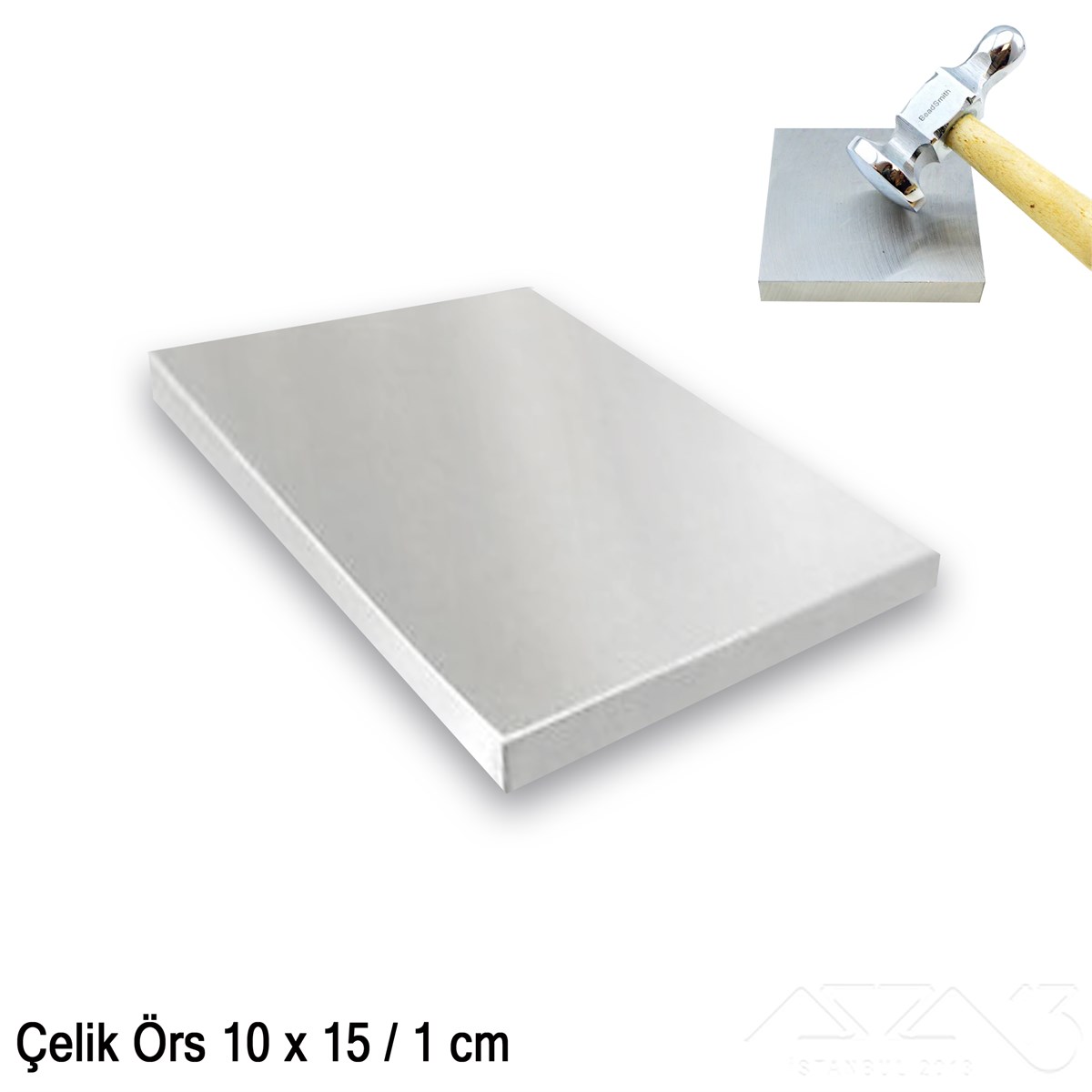 Takı Aletleri / Çekiç, Tokmak, Örs / Paslanmaz Çelik ÖrsÇekiç, Tokmak, Örsazza1302.At.21.Ck.12Örs - Çelik - 10x15/1 cm