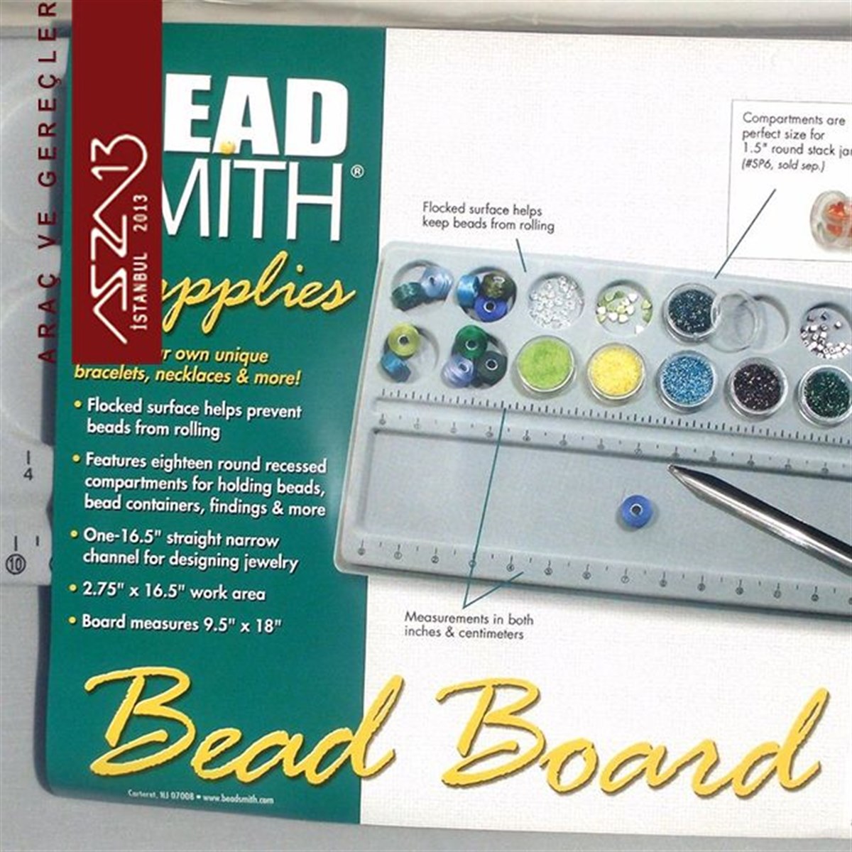 Takı ve Hobi Boncuk TablalarıALET, ARAÇ ve GEREÇBeadSmithBoncuk Tablası (24,0x45,5/1,9 cm)