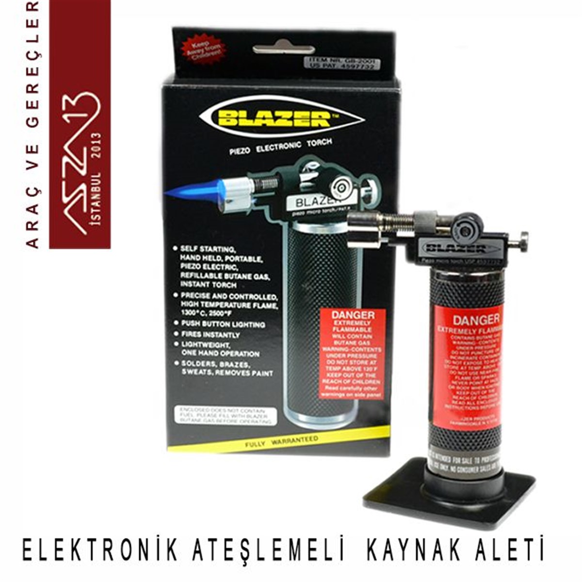 Takı ve Hobi için Gazlı HavyaALET, ARAÇ ve GEREÇBlazerGazlı Havya (Kaynak Aleti)