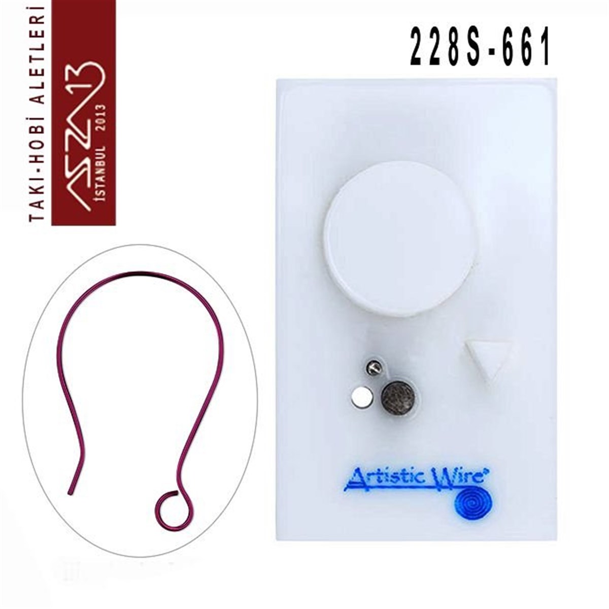 Tel Kıvırma Aleti (S-Klips Modeli)ALET, ARAÇ ve GEREÇArtistic WireYuvarlak Küpe Kancası Yapım Aparatı - 661 (Tel Kıvırma Aleti / Jig)