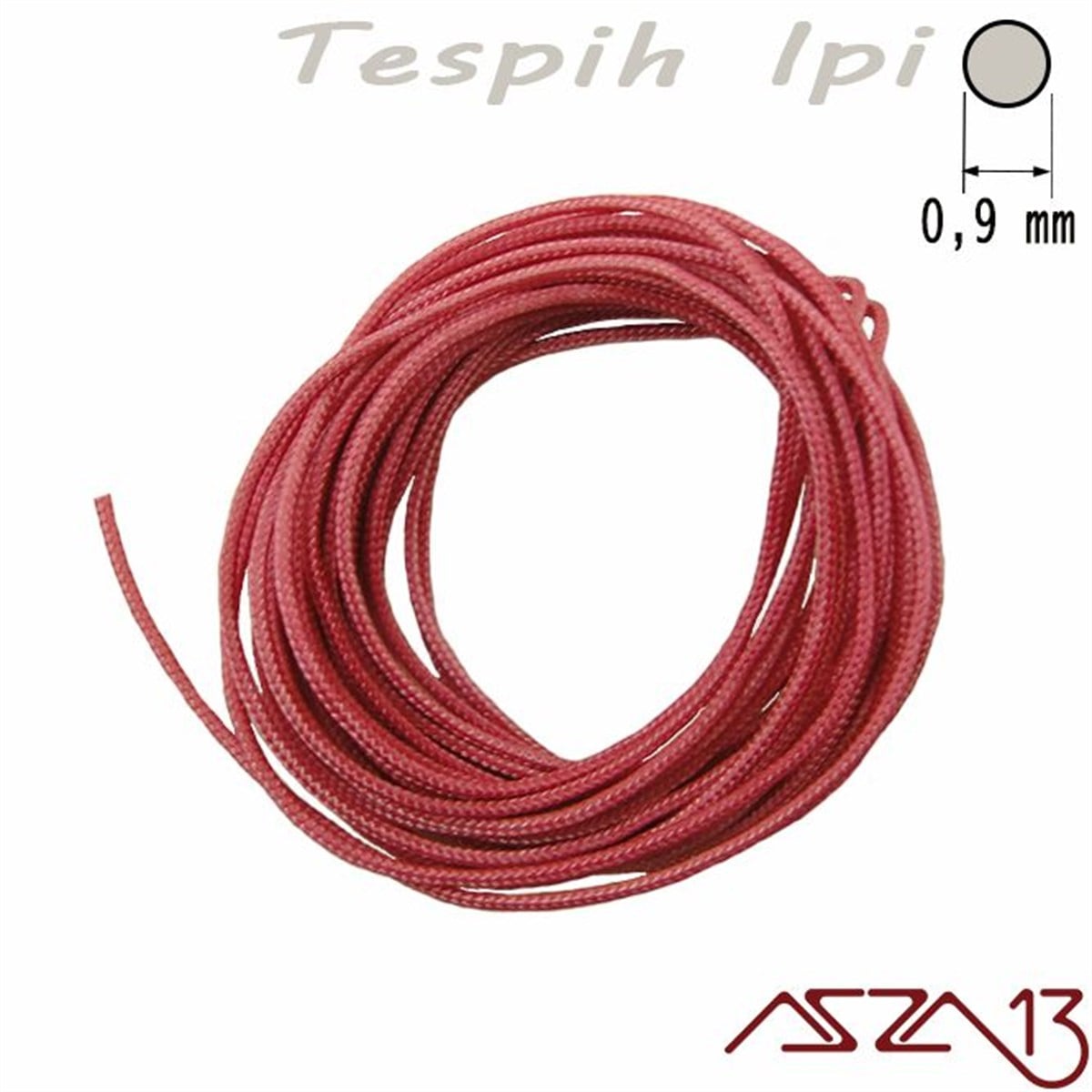 Tespih İpleriTAKI MALZEMEKord İplikGülkurusu 0,9 mm Tespih İpi / Paket İçeriği 3 m