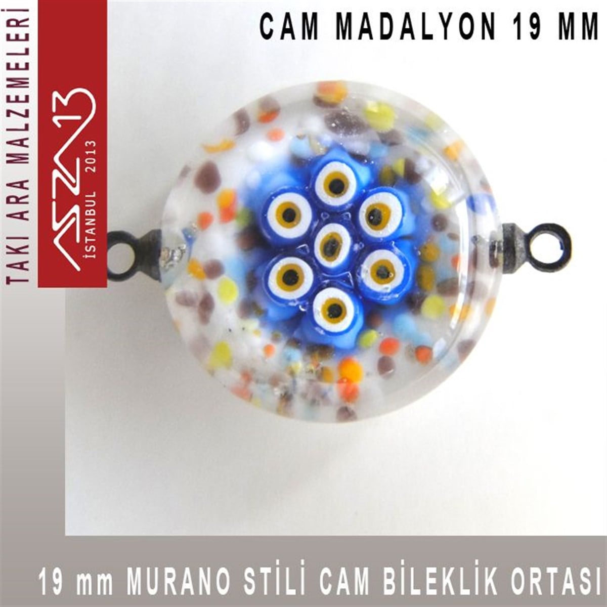 Yarı Mamul Takı MalzemeleriTAKI MALZEMEMarkasız1 Adet Desen Motifli 19 mm Bileklik veya Kolye Ortası