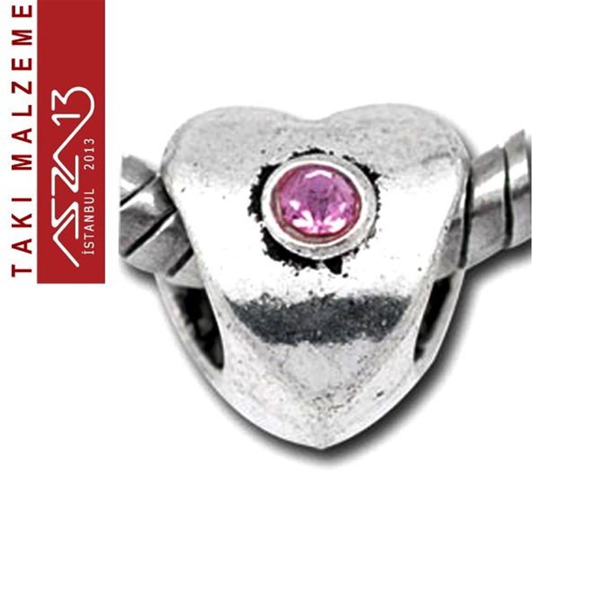 Yarı Mamul Takı MalzemeleriTAKI MALZEMEMarkasızAntik Gümüş Kaplamalı 10x9 mm Ametis Kristal Taşlı Charm Kalp Boncuk / Paket İçeriği 1 Adet