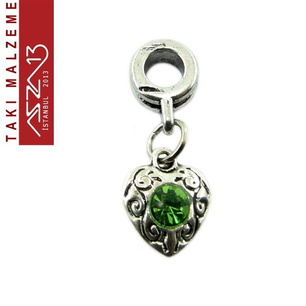 Yarı Mamul Takı MalzemeleriTAKI MALZEMEMarkasızAntik Gümüş Kaplamalı 24x10 mm Zamak, Peridot Kristal Taşlı Klips'li Sallantı Ara Malzeme / Paket İçeriği 1 Adet