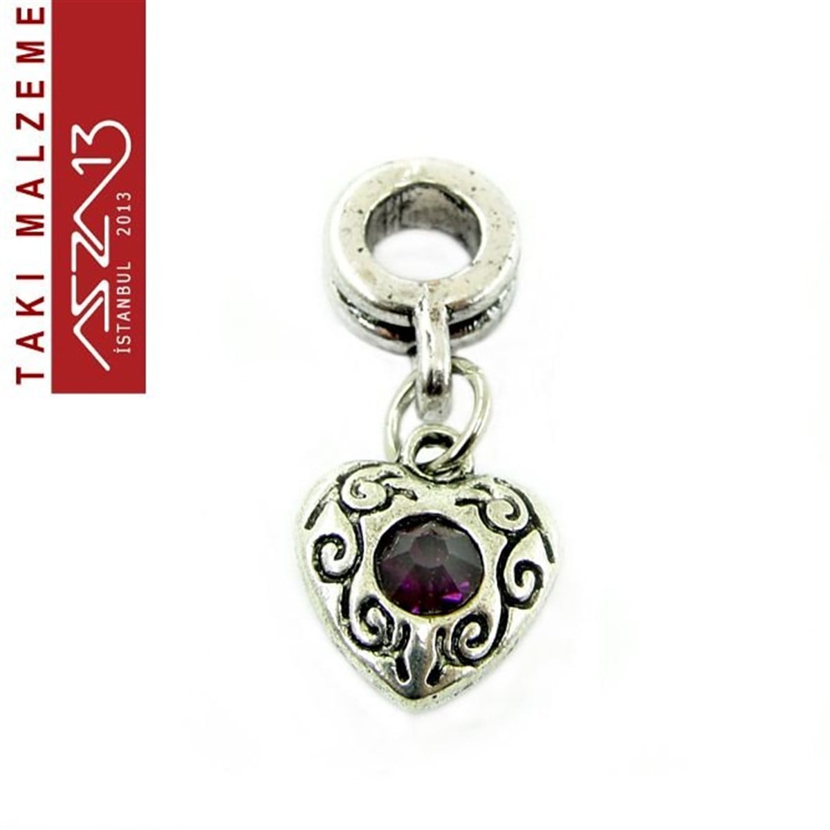 Yarı Mamul Takı MalzemeleriTAKI MALZEMEMarkasızAntik Gümüş Kaplamalı 24x10 mm Zamak, Ametis Kristal Taşlı Klips'li Sallantı Ara Malzeme / Paket İçeriği 1 Adet