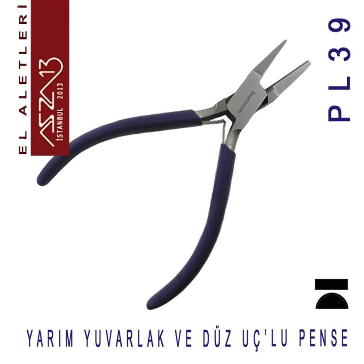 Yarım Yuvarlak ve Düz Uç'lu PenseALET, ARAÇ ve GEREÇBeadSmithYarım Yuvarlak ve Düz Uç'lu Pense