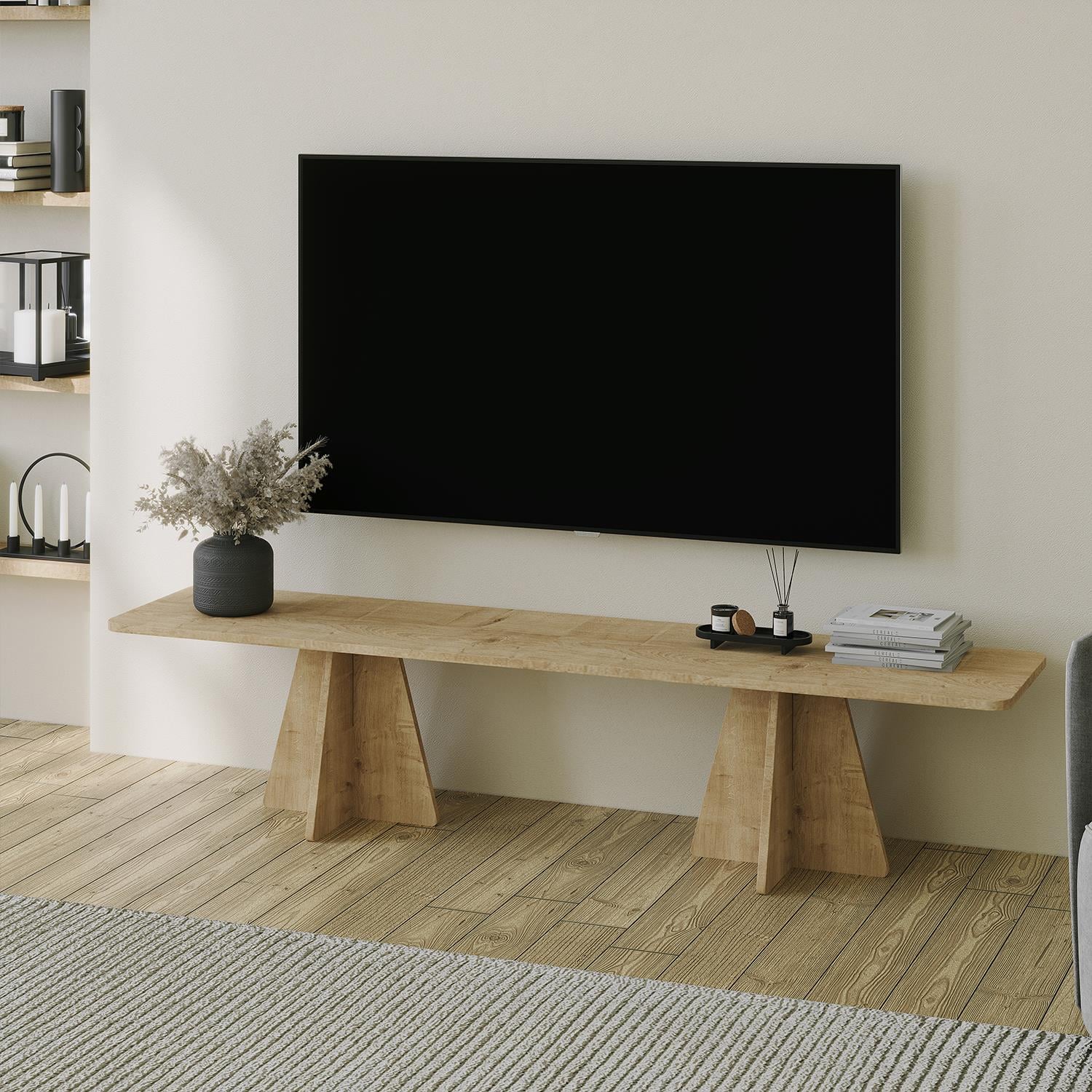 NEOstill - Mushroom Tv Sehpası / Safir Meşe Renk
