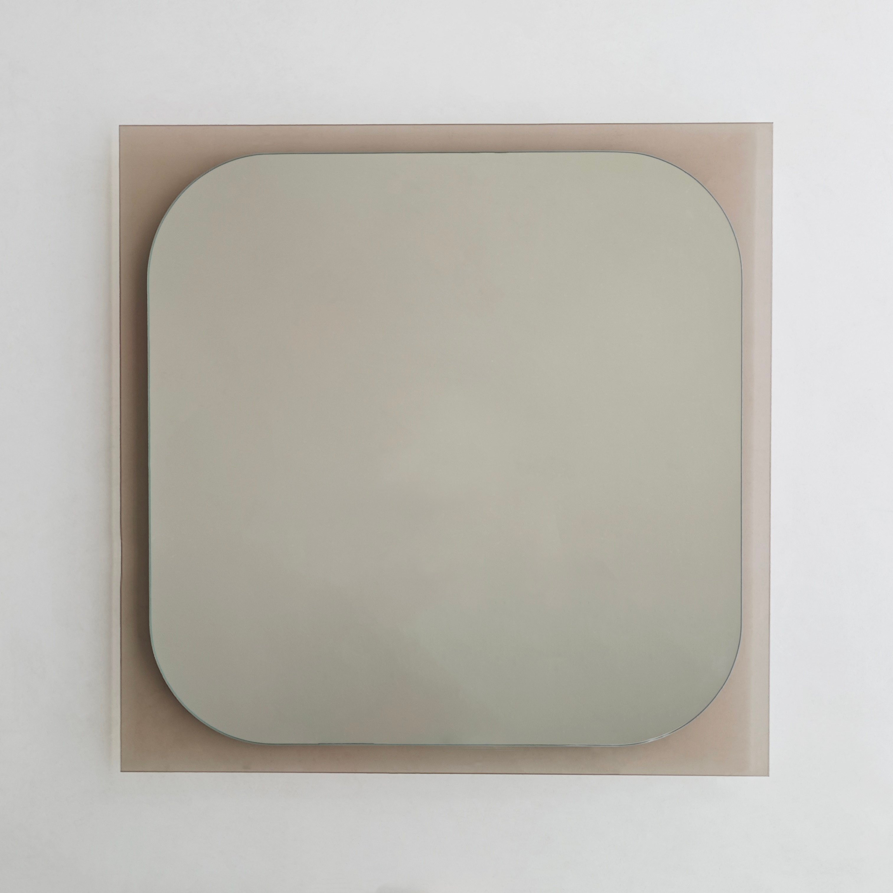 NEOstill - Trasparenza Bronz Camlı Ayna 65x65