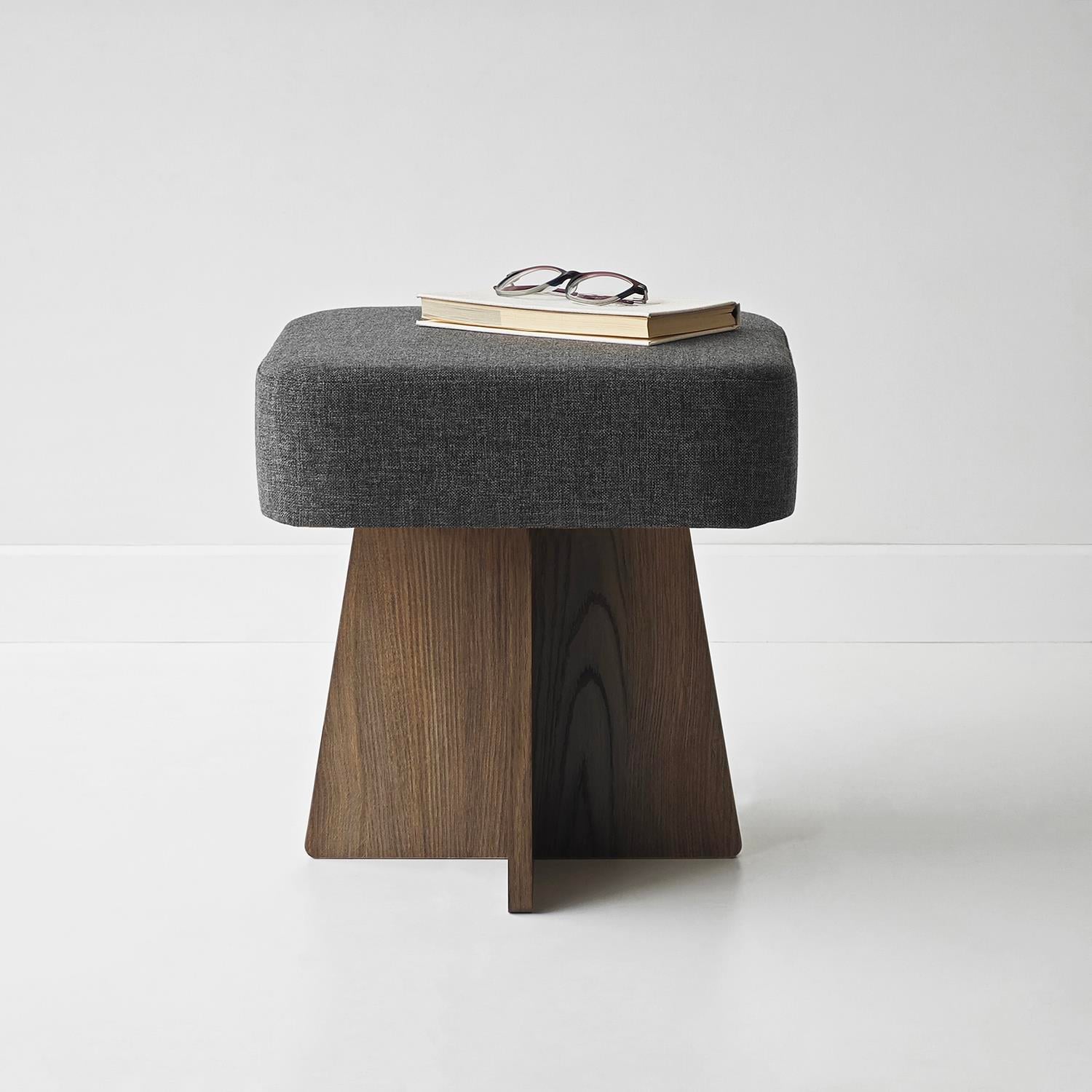 NEOstill - Zen Puf / 40x40 - Antrasit - Ceviz