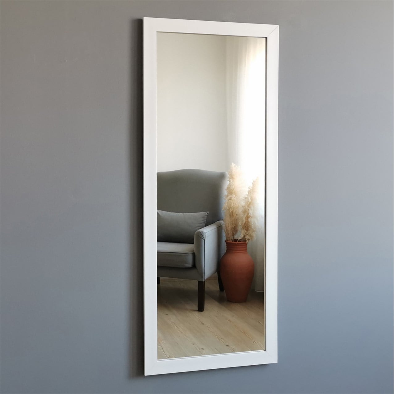 NEOstill - Beyaz Dekoratif Ayna 45x110 cm A206