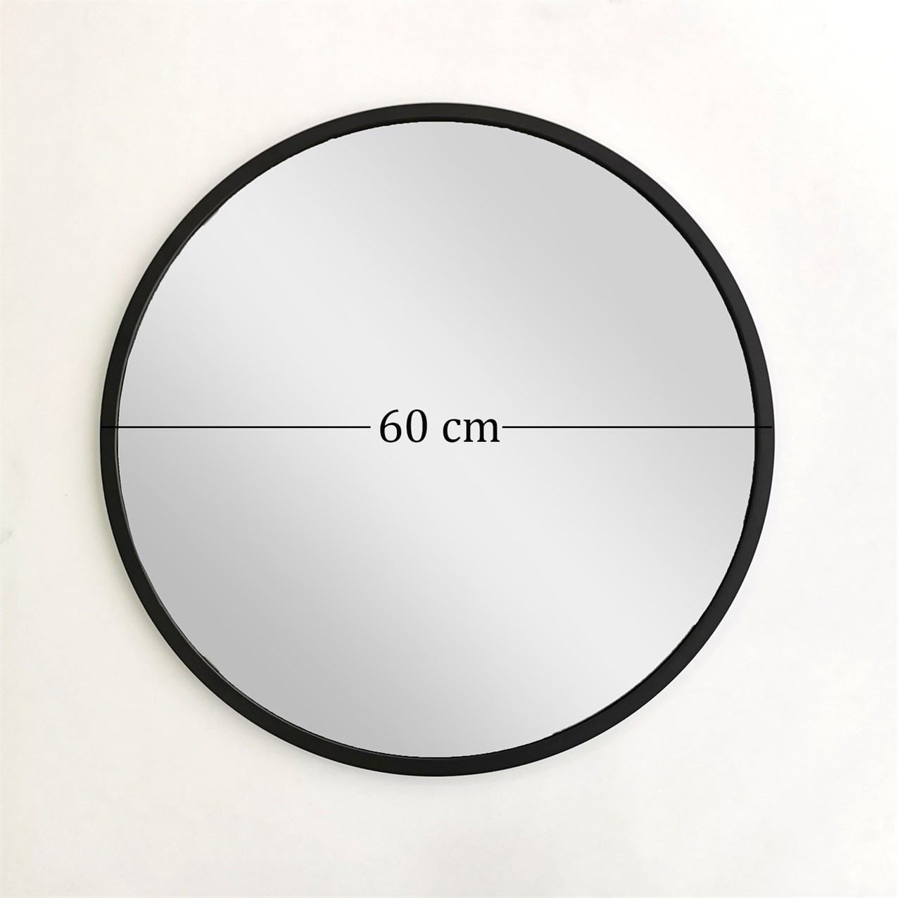 NEOstill - Siyah Metal Çerçeve Yuvarlak Ayna A709