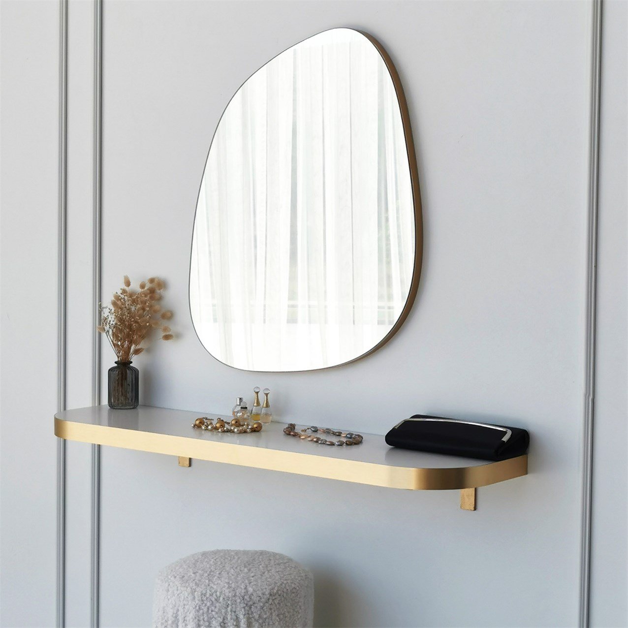 NEOstill - Gold Kenarlı Soho Ayna