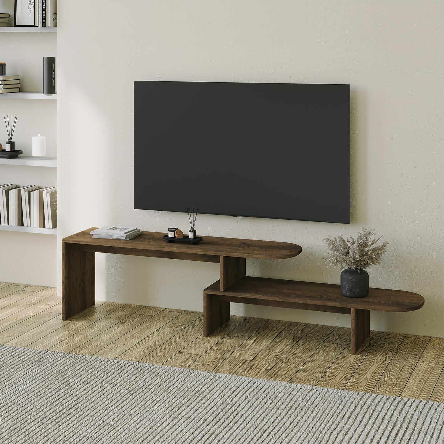 NEOstill - Puzzle Hareketli Tv Sehpası - Ceviz