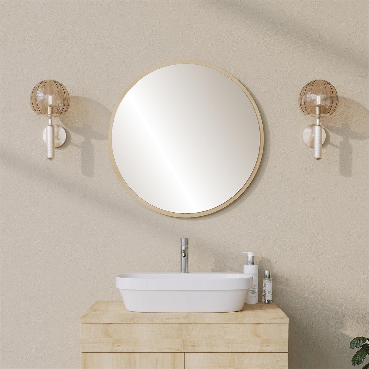 NEOstill - Yuvarlak Banyo Aynası / Safir