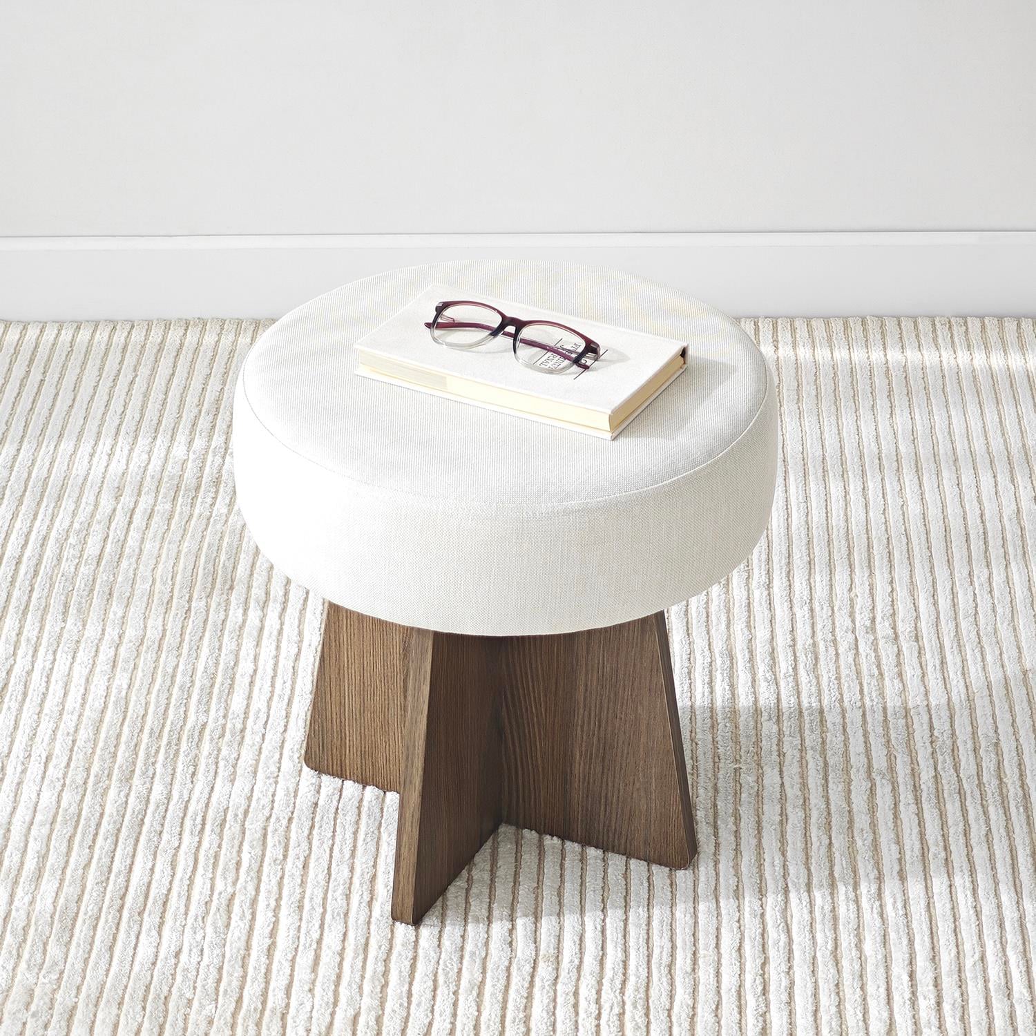 NEOstill - Zen Puf / 40 cm - Bej - Ceviz