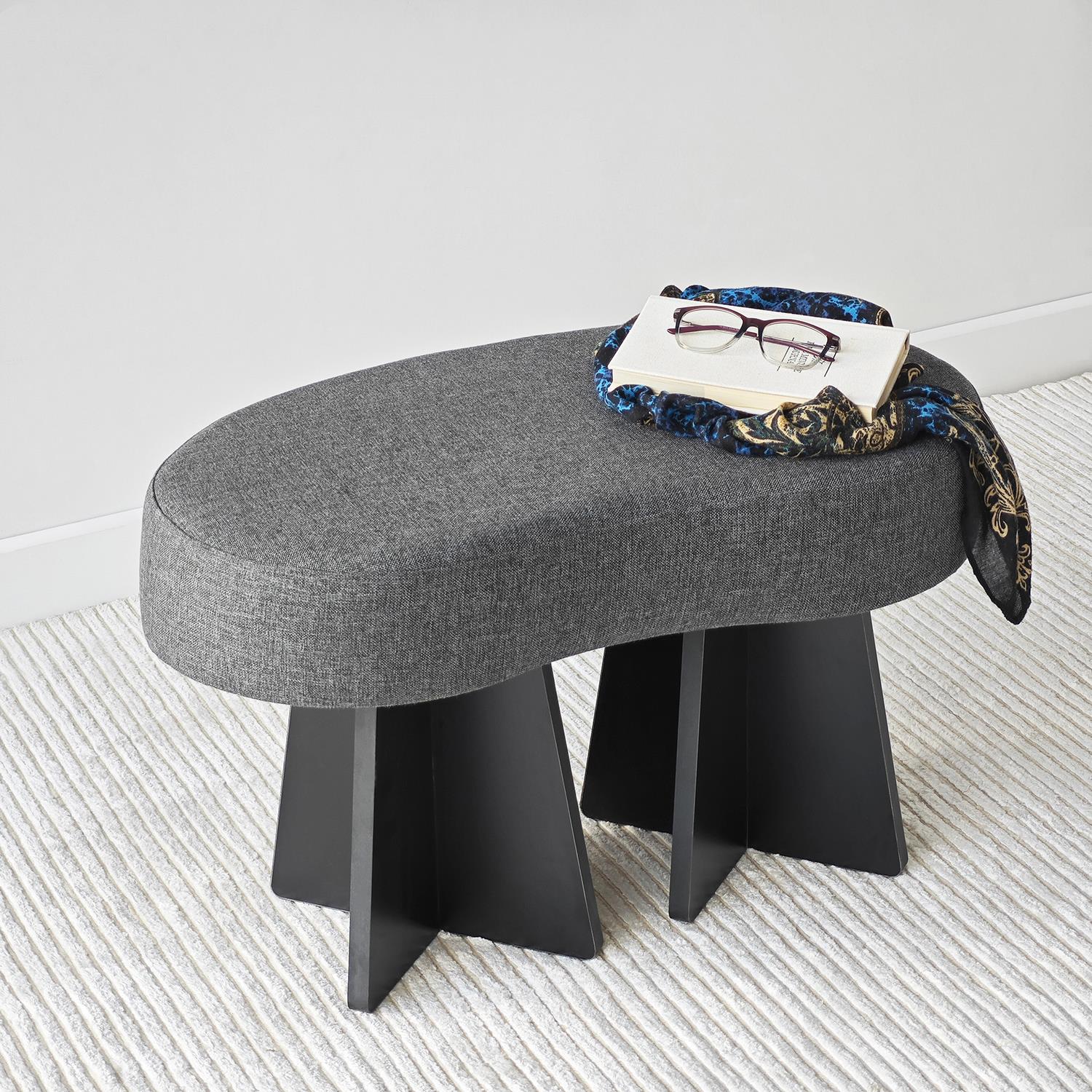 NEOstill - Zen Puf / 70x40 - Antrasit - Siyah