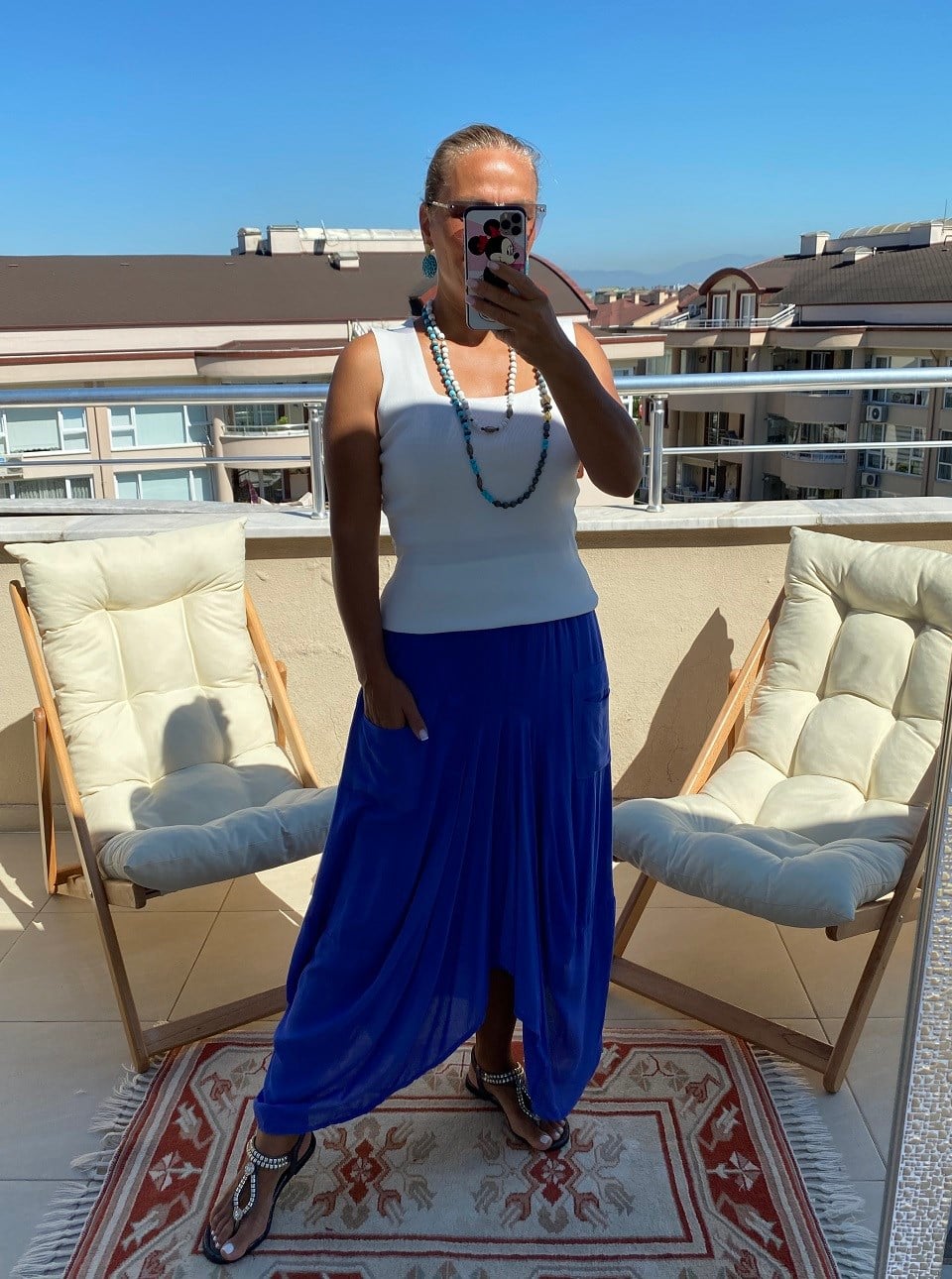 410665 MAVİ BALON ETEK