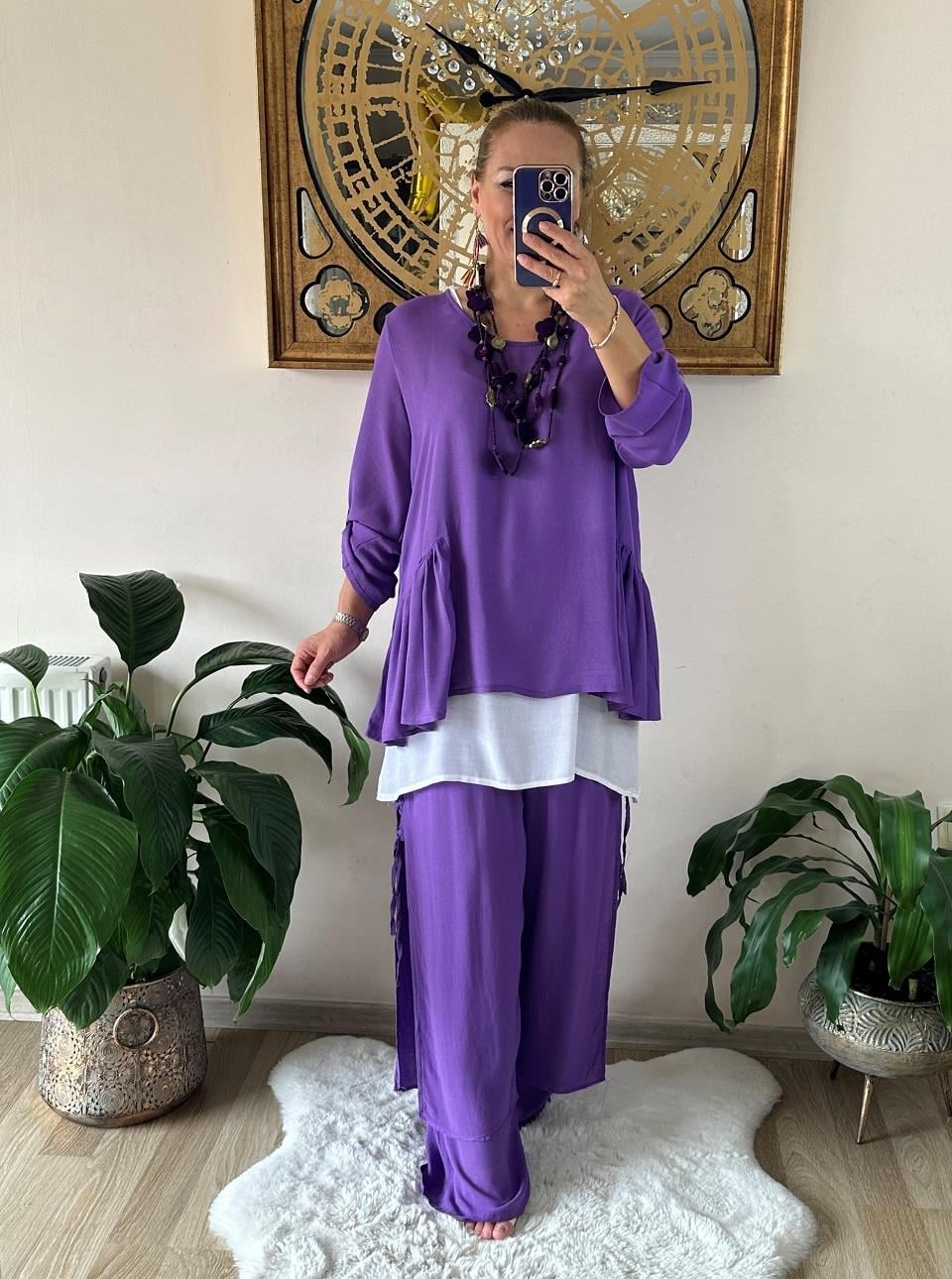 410891 Çift Kat Bluz