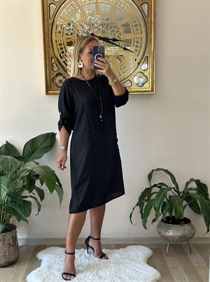 410862 Bitez Elbise Siyah