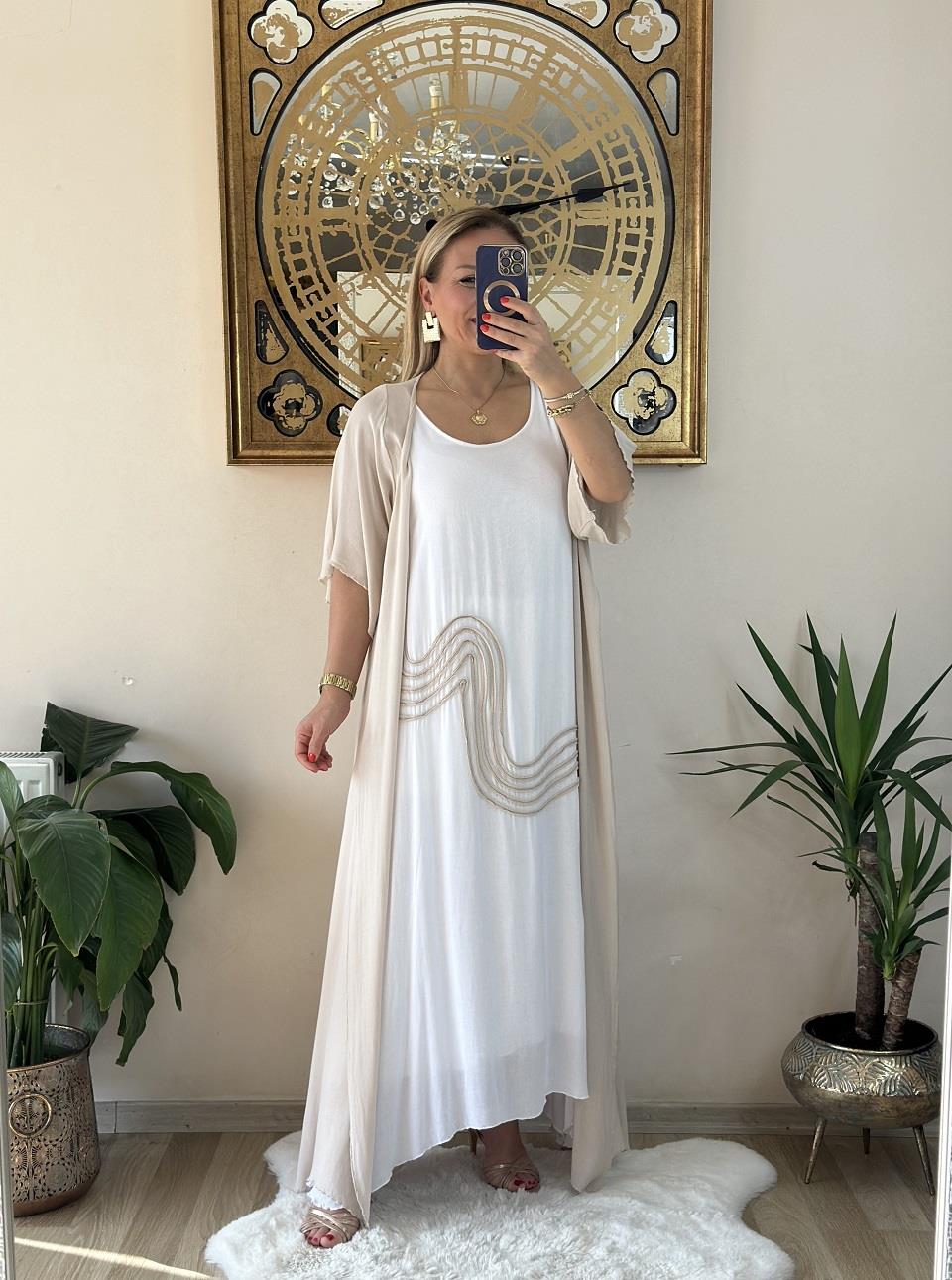 234 2' li Kaftanlı Takım