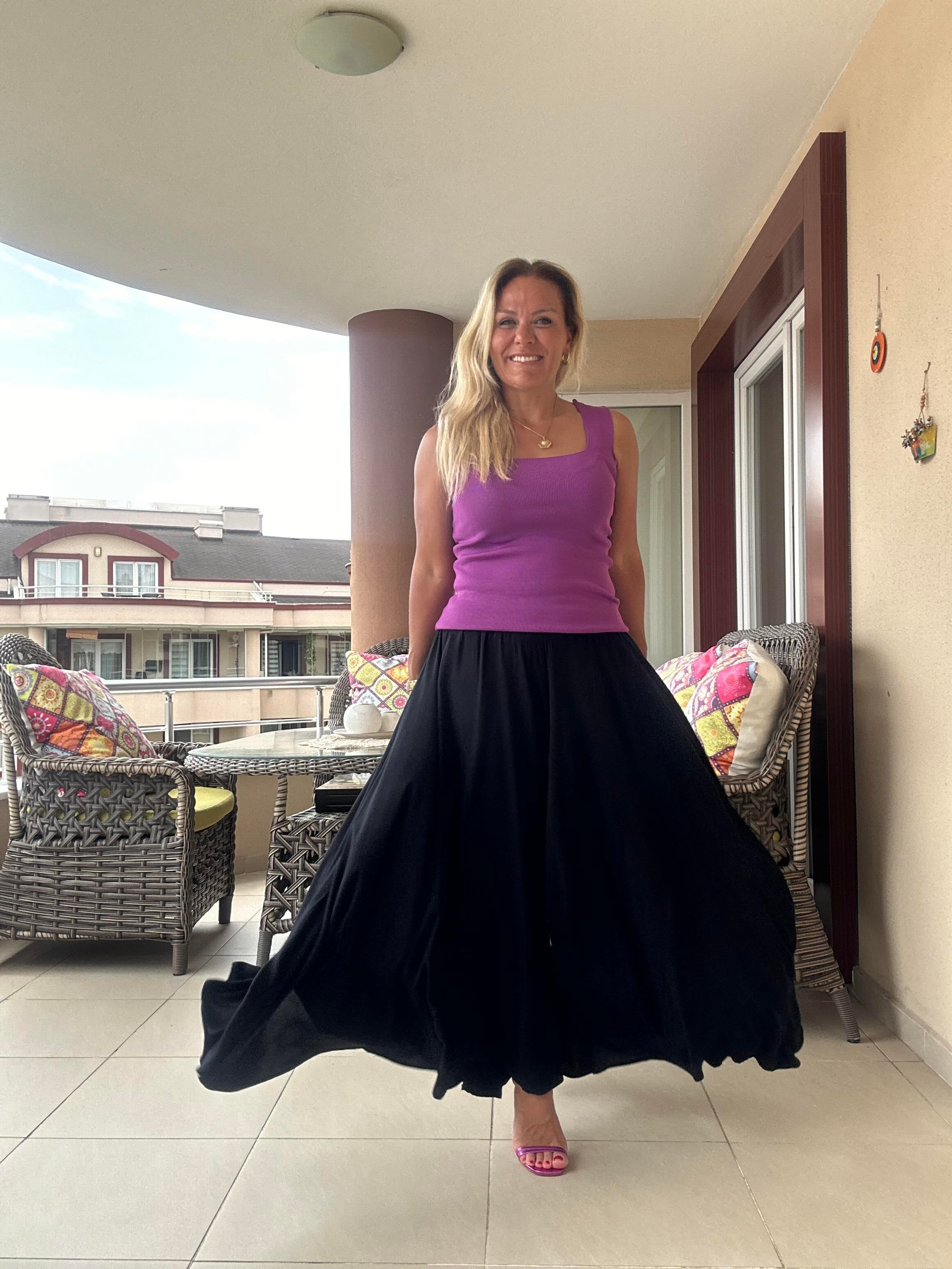 331 Pantalon Etek Siyah Renk