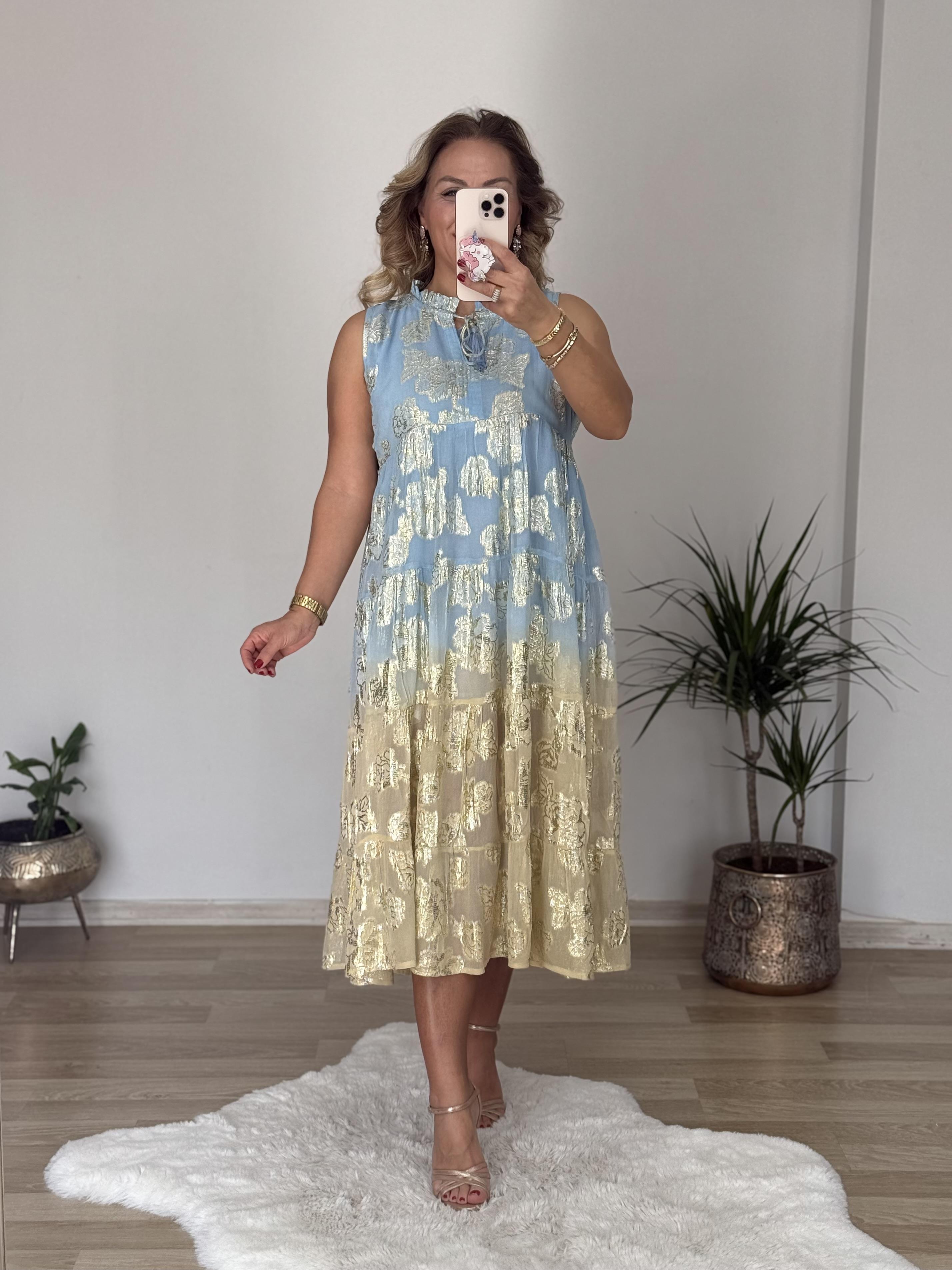 456  İthal Renkli Elbise