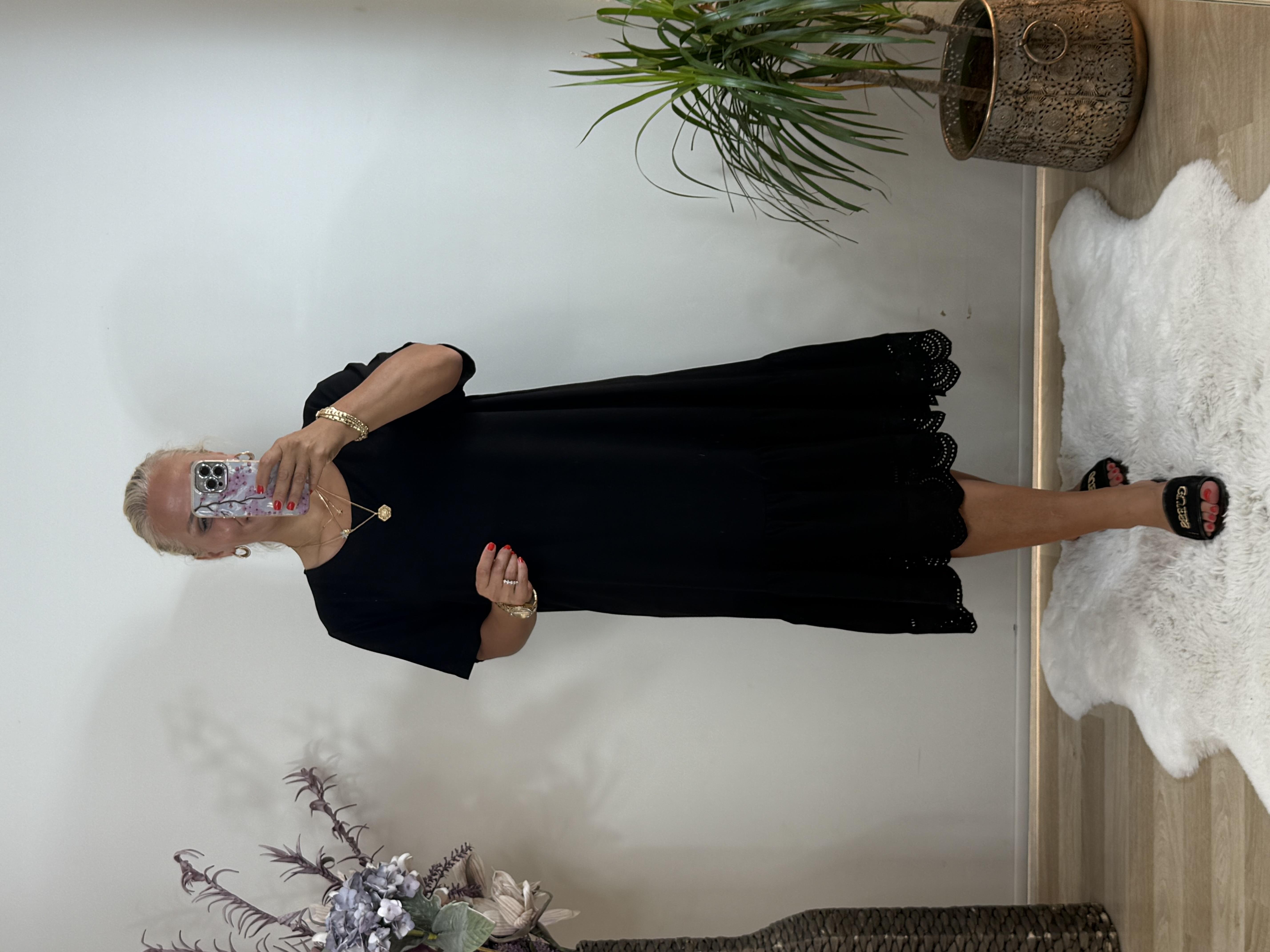 521 Fisto Detaylı Elbise 