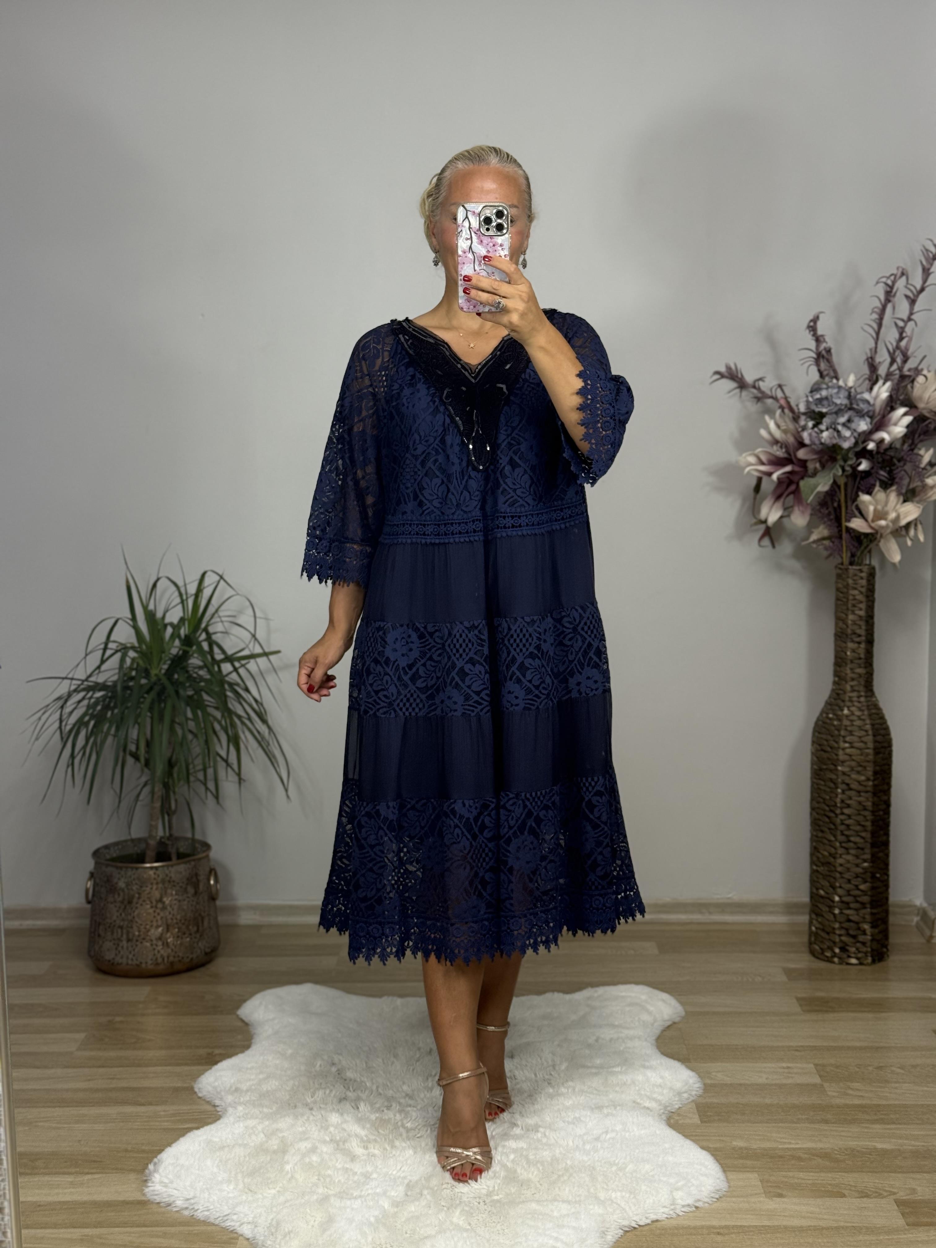 530 Yaka Detaylı İtalyan İpek Eibise 