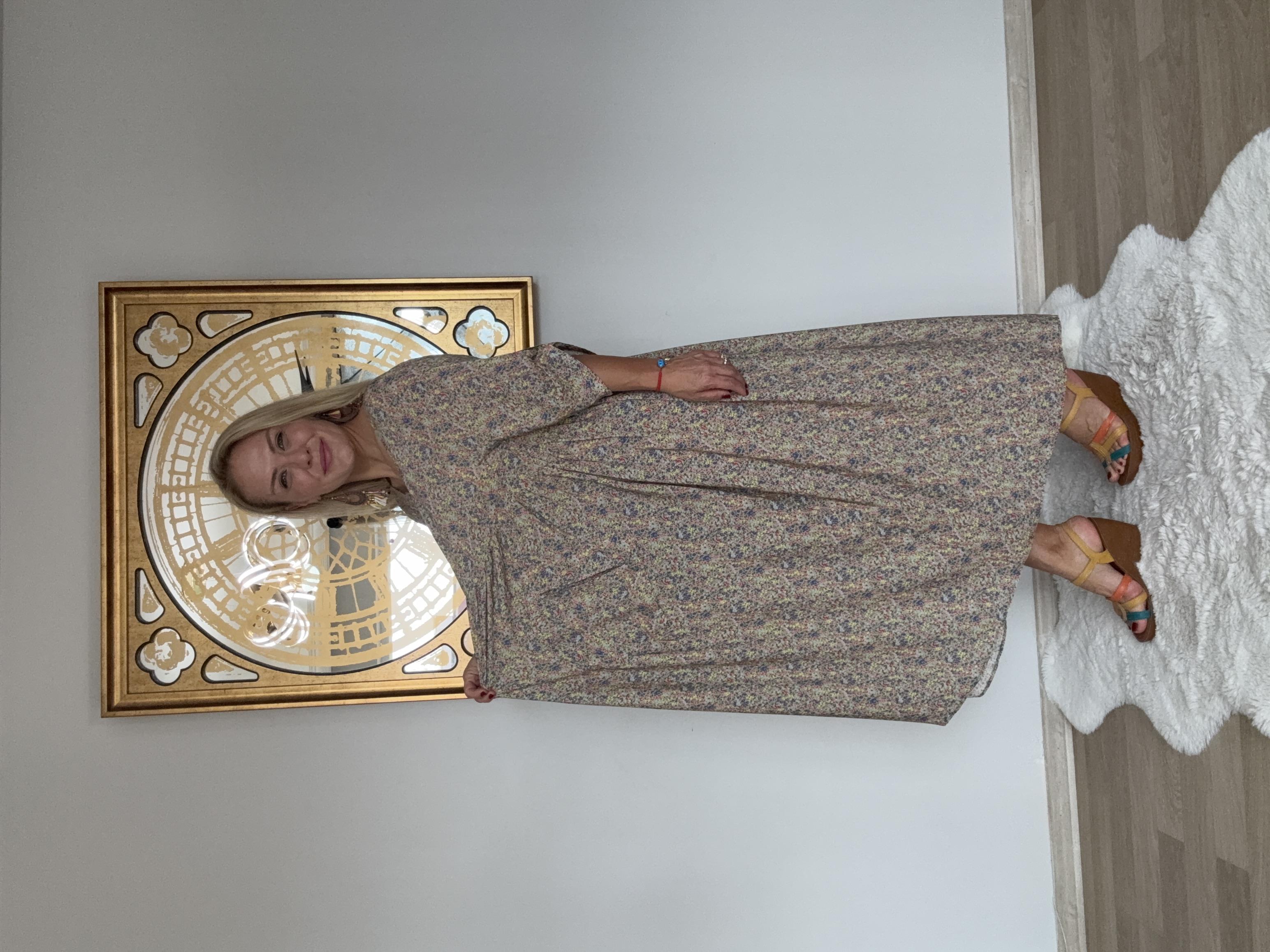 625 Çıtır Desen Elbise