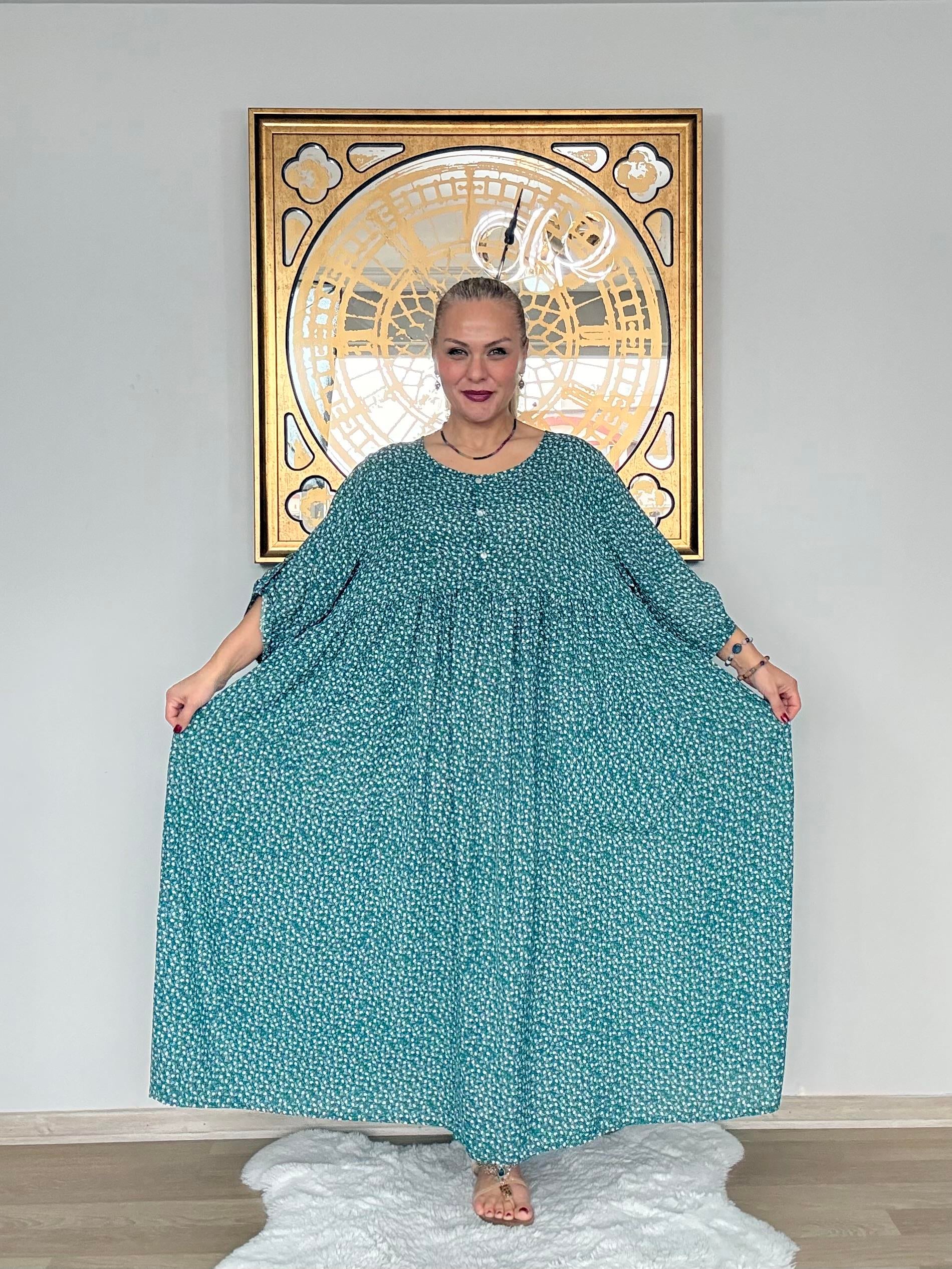 641 Çıtır Desen Elbise