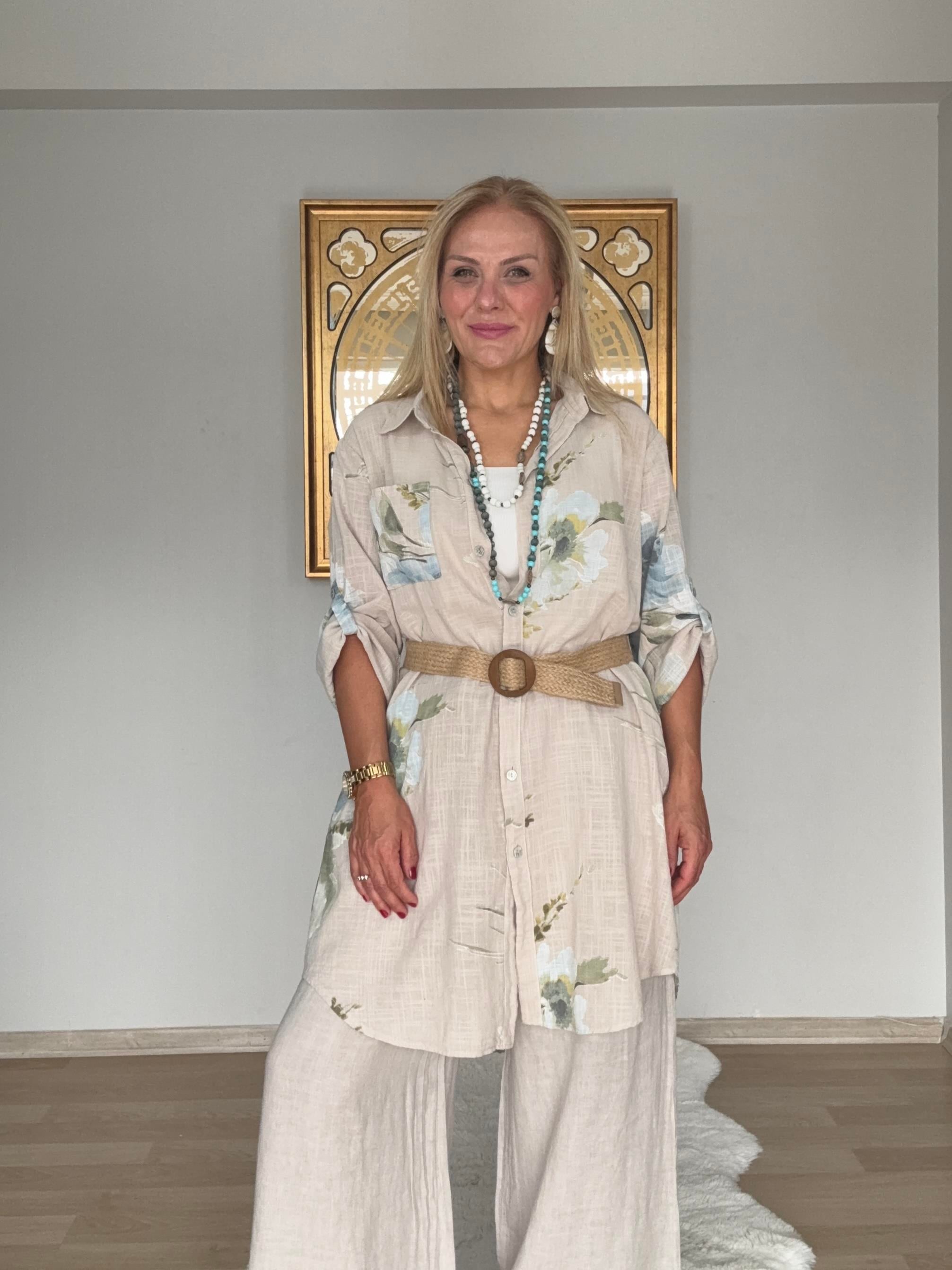 699 Tunik  Boy Pamuklu Gömlek