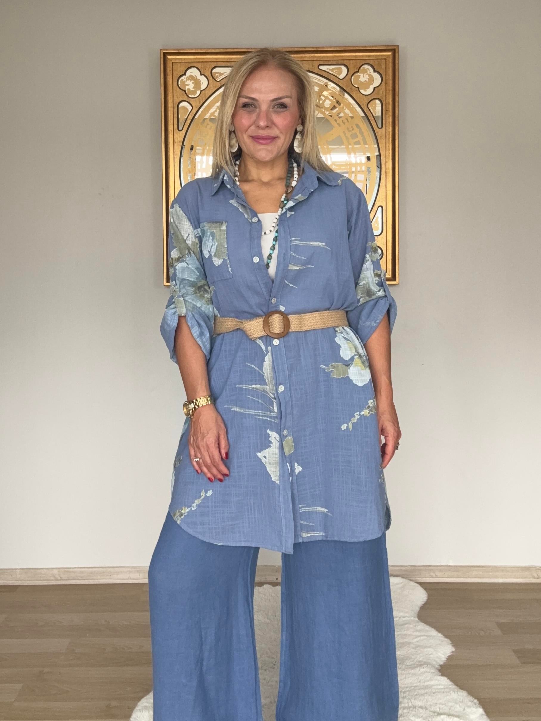 703 Tunik  Boy Pamuklu Gömlek