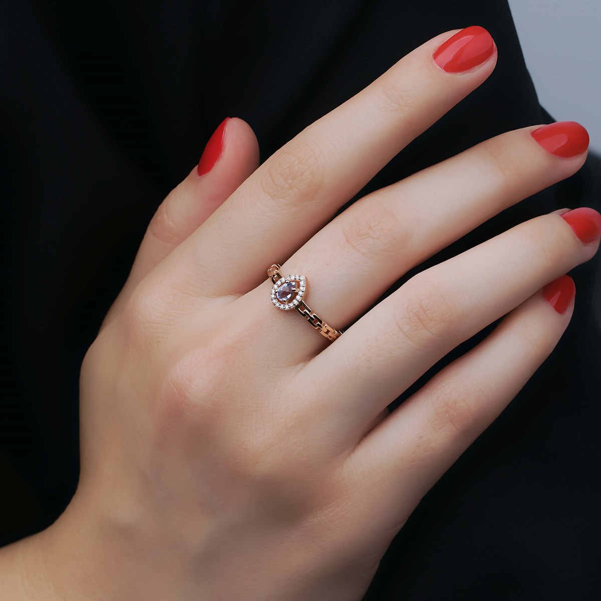 0,35 KARAT MİNİMAL YÜZÜK