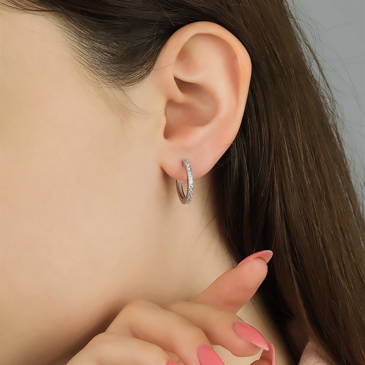 Baget pırlanta küpeYaza Merhaba KüpeHALKA KÜPE