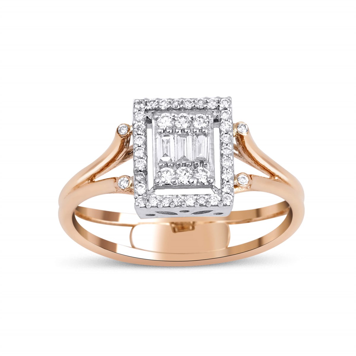 0,26 KARAT BAGET YÜZÜK