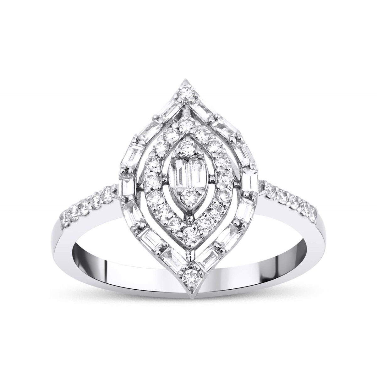 0,57 KARAT BAGET YÜZÜK