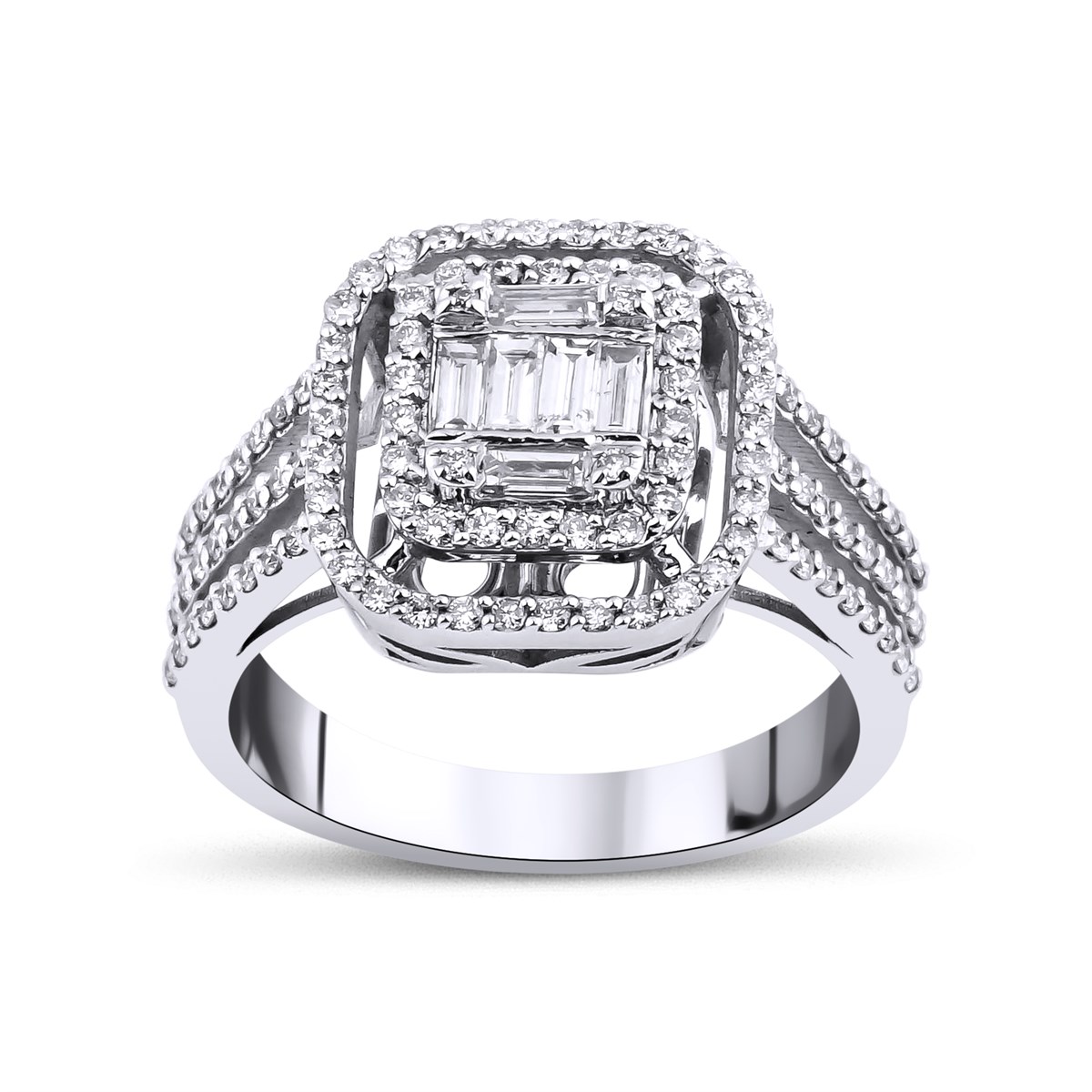 0,74 KARAT BAGET YÜZÜK