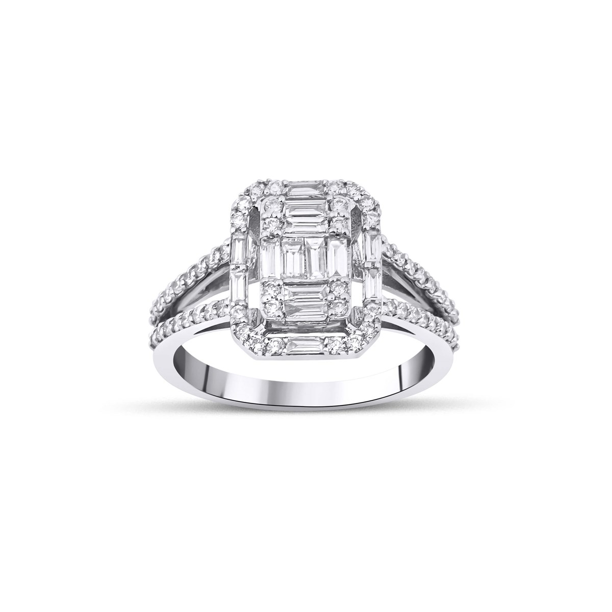 0,80 KARAT BAGET YÜZÜK